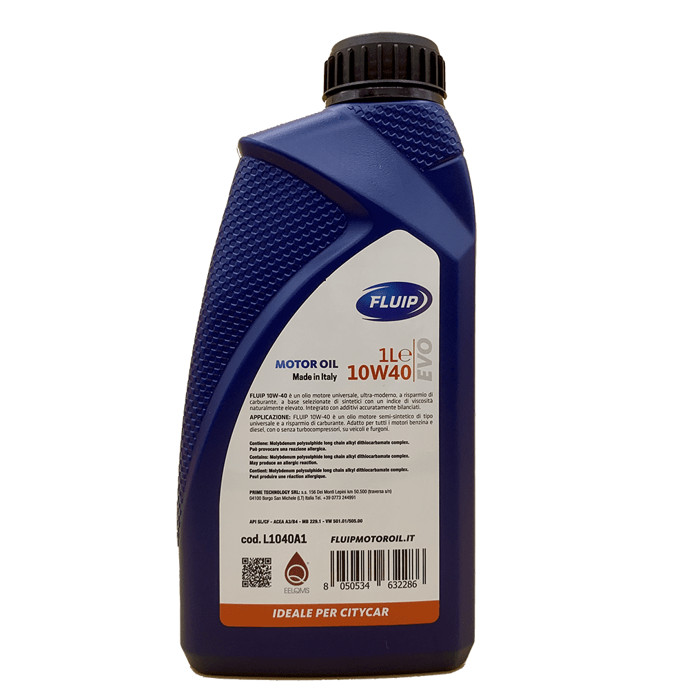FLUIP 10W40 EVO olio motore semi-sintetico - immagine 2